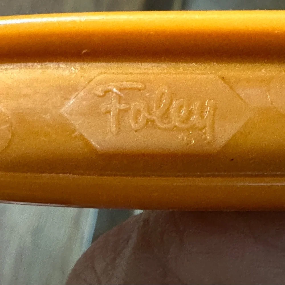 Vintage Foley Orange ‎ Nylon Plastic Serving Kitchen Spoon 11